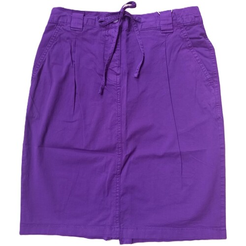 Vêtements Femme Jupes Tom Tailor - Jupe en toile - violet Violet