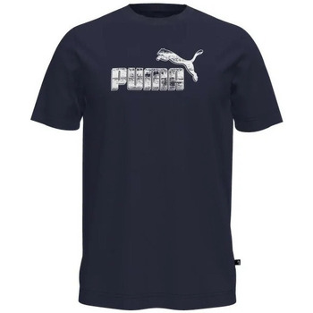 Vêtements Homme T-shirts manches courtes Puma TEE SHIRT  - CLUB NAVY - L Multicolore