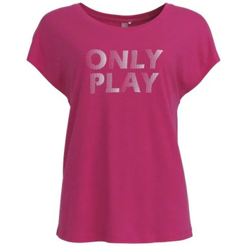 Vêtements Femme Gagnez 10 euros Only Play TEE SHIRT ONLY - RASPBERRY SORBET PRINT  IN WHI - XS Multicolore