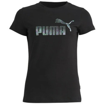 Vêtements Femme T-shirts manches courtes Puma TEE SHIRT  - Noir - L Noir