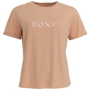 Vêtements Femme T-shirts manches courtes Roxy TEE SHIRT  - CAFE CREME - XXS Multicolore