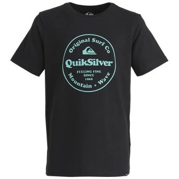 Vêtements Garçon T-shirts manches courtes Quiksilver TEE SHIRT  - Noir - 10 ans Noir
