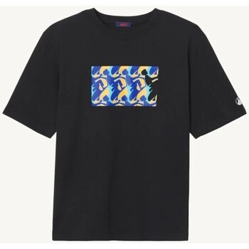 Vêtements Homme T-shirts manches courtes JOTT - Tee Shirt Leo Monogram 999 - noir Noir