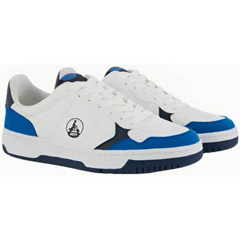 Chaussures Homme Baskets mode JOTT - Basket RIVER M 104 - blanche et bleue Blanc