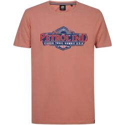Vêtements Homme T-shirts tonal manches courtes Petrol Industries Men t-shirt ss classic print Rose