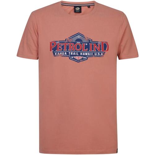 Vêtements Homme T-shirts manches courtes Petrol Industries Men t-shirt ss classic print Rose
