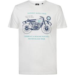 Vêtements Homme T-shirts tonal manches courtes Petrol Industries Men t-shirt ss classic print Blanc