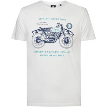 Vêtements Homme T-shirts manches courtes Petrol Industries Men t-shirt ss classic print Blanc