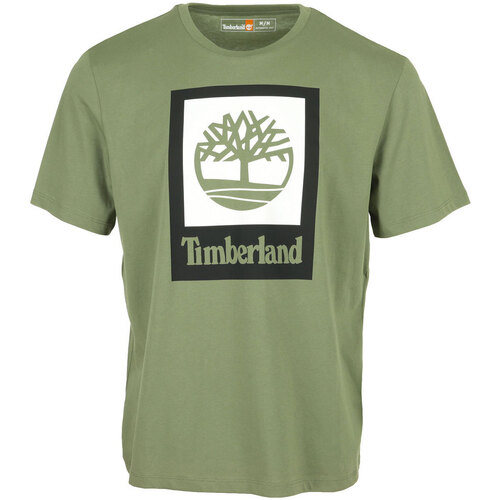 Vêtements Homme T-shirts manches courtes Timberland Colored Short Sleeve Tee Vert