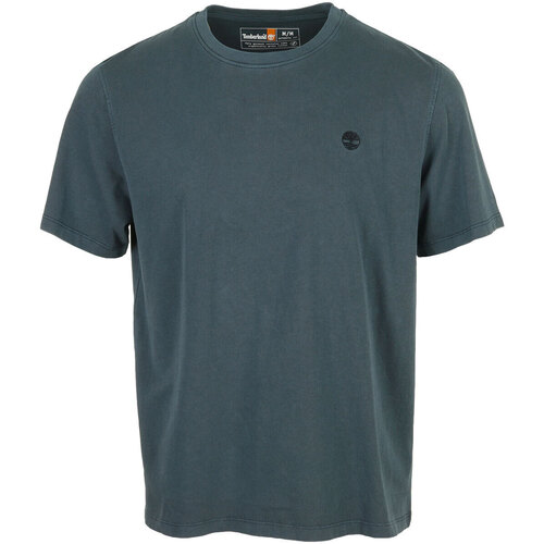 Vêtements Homme T-shirts manches courtes Timberland Garment Dye Short Sleeve Bleu