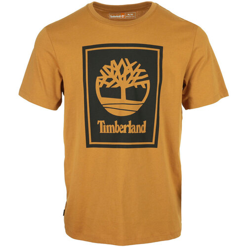 Vêtements Homme T-shirts manches courtes Timberland Short Sleeve Tee Orange