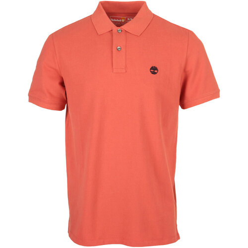 Vêtements Homme T-shirts & Polos Timberland Pique Short Sleeve Polo Orange