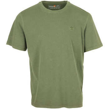 Vêtements Homme T-shirts manches courtes Timberland Garment Dye Short Sleeve Vert