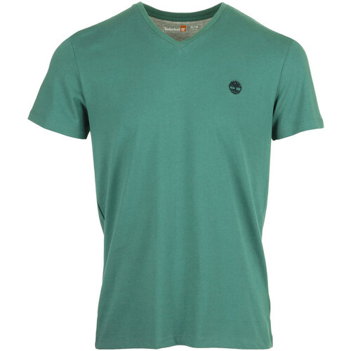 Vêtements Homme T-shirts manches courtes Timberland V Neck Short Sleeve Tee Vert