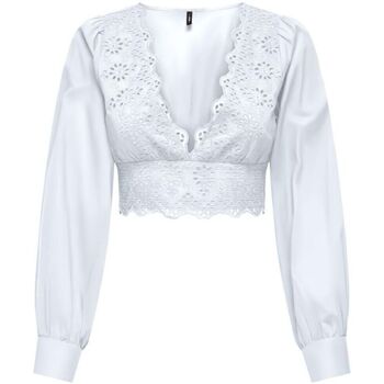Vêtements Femme Débardeurs / T-shirts sans manche Only 15313170 LOU-BRIGHT WHITE Blanc
