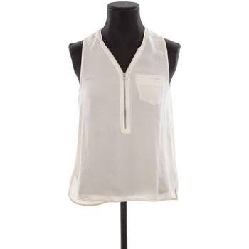 Vêtements Femme Débardeurs / T-shirts sans manche The Kooples Top en soie Blanc