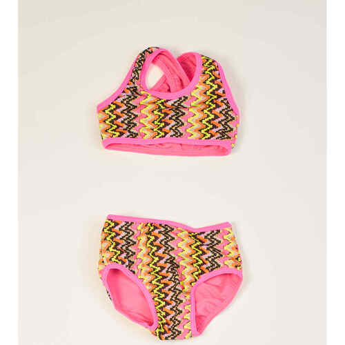 Vêtements Fille Maillots / Shorts de bain F * * K Déguisement  deux pièces fille Multicolore