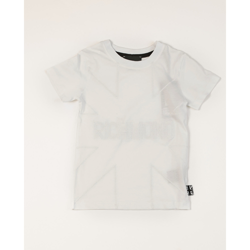 Vêtements Garçon T-shirts & Polos John Richmond T-shirt col rond Richmond pour enfant Blanc