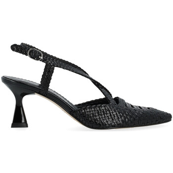 Chaussures Femme Sandales et Nu-pieds Pon´s Quintana Sandale  en cuir tressé noir Autres