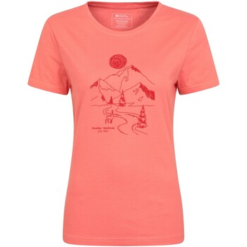 Vêtements Femme T-shirts manches longues Mountain Warehouse Trail Rouge