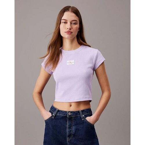 Vêtements Femme T-shirts & Polos Calvin Klein Jeans J20J223552 Violet