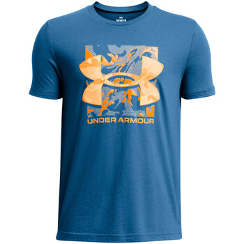 Vêtements Garçon T-shirts manches courtes Under Armour 1377317 Bleu