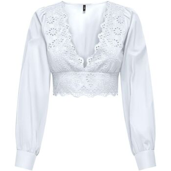 Vêtements Femme Débardeurs / T-shirts sans manche Only 15313170 LOU-BRIGHT WHITE Blanc