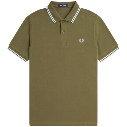 Vêtements Homme Polos manches courtes Fred Perry  Kaki