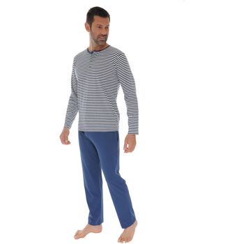 Vêtements Homme Pyjamas / Chemises de nuit Christian Cane HYPPOLITE Bleu