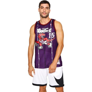 Vêtements Homme T-shirts manches courtes Mitchell And Ness  Violet