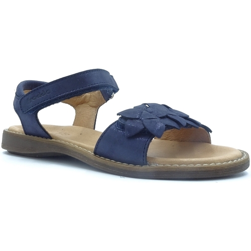 Chaussures Fille Sandales et Nu-pieds Froddo LORE FLOWERS G3150251 Bleu