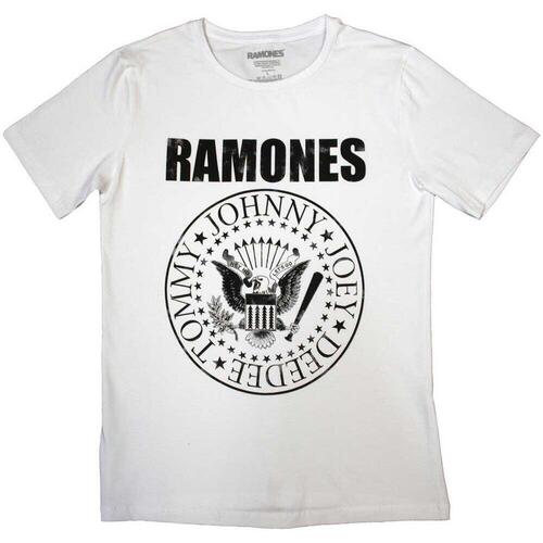 Vêtements Femme T-shirts manches longues Ramones RO10323 Blanc