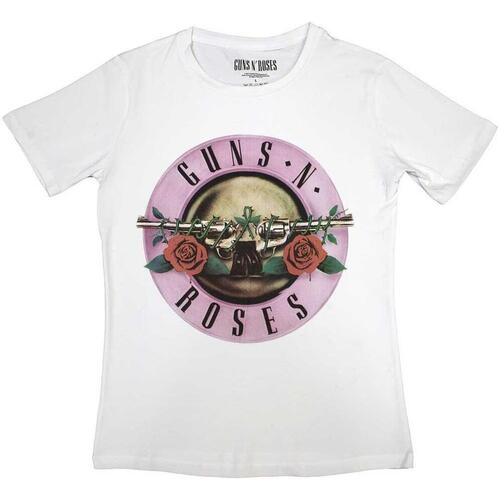 Vêtements Femme T-shirts manches longues Guns N Roses Classic Blanc