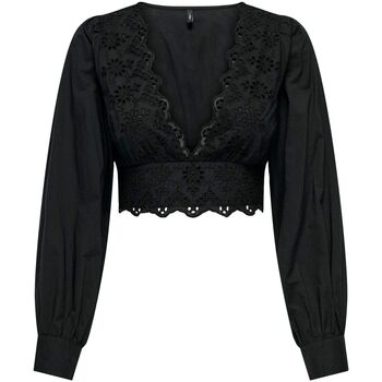 Vêtements Femme Débardeurs / T-shirts sans manche Only 15313170 LOU-BLACK Noir