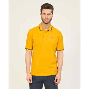 Vêtements Homme T-shirts & Polos Bugatti Polo homme  en coton avec 2 boutons Orange