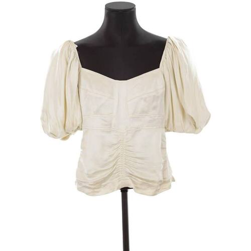 Vêtements Femme Débardeurs / T-shirts sans manche Isabel Marant Blouse en soie Blanc