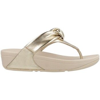 tongs fitflop  pantoufle  lulu padded-knot toe-post argent 