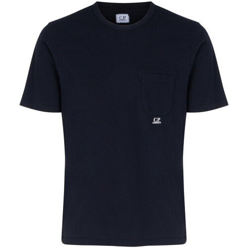 Vêtements Tables de chevet C.p. Company T-shirt  en coton bleu avec poche Autres