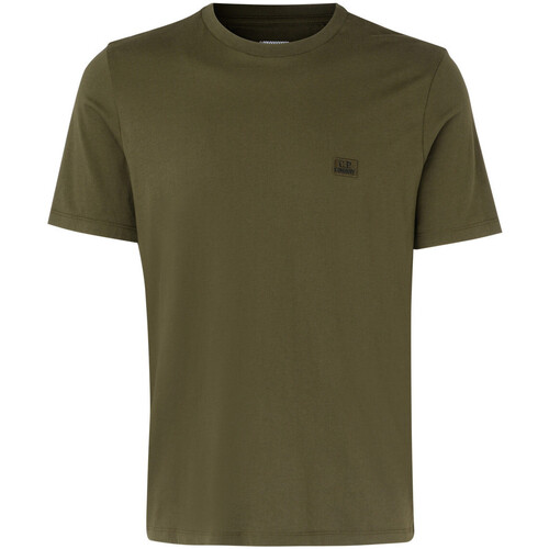 Vêtements T-shirts & Polos C.p. Company T-shirt Tour de cou  en coton vert Vert