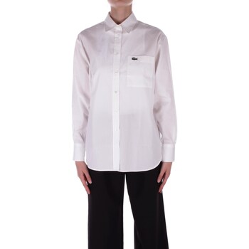 Vêtements Femme Chemises / Chemisiers Lacoste CF7706 Blanc