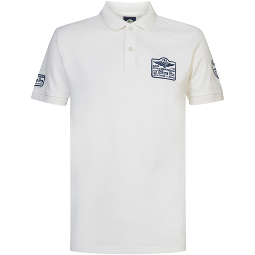 Vêtements Homme T-shirts & Polos Petrol Industries Polo Blanc