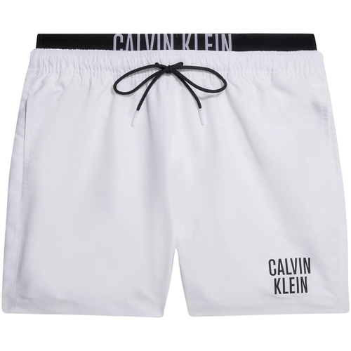 Vêtements Homme Maillots / Shorts de bain Calvin Klein Jeans Short de bain droit Blanc