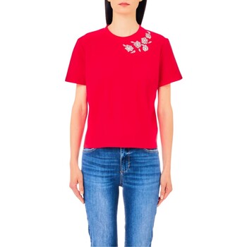 Vêtements Femme T-shirts manches courtes Liu Jo  Rouge