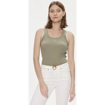 Vêtements Femme Débardeurs / T-shirts sans manche Pinko CALCOLATORE 100807 A0PU-U84 Vert