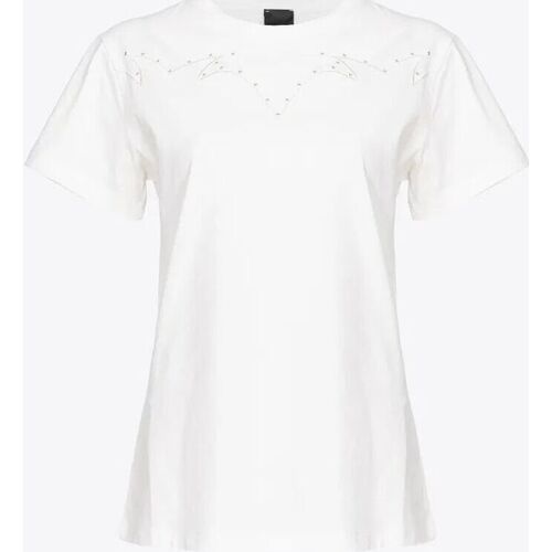 Vêtements Femme T-shirts & Polos Pinko VANILLA SKY 103730 A1XR-Z05 Blanc