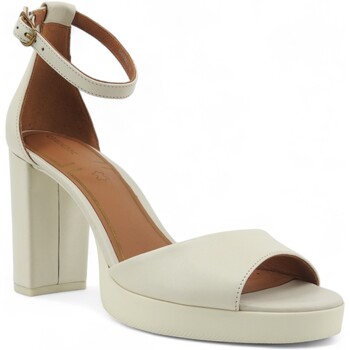 Chaussures Femme Multisport Geox Walk Pleasure Sandalo Donna Off White D45B6D00043C1002 Blanc