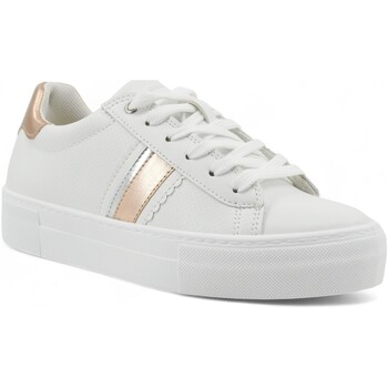 Chaussures Femme Multisport Geox Claudin Sneaker Donna White Rose Gold D45VWA000BCC1ZHB Blanc