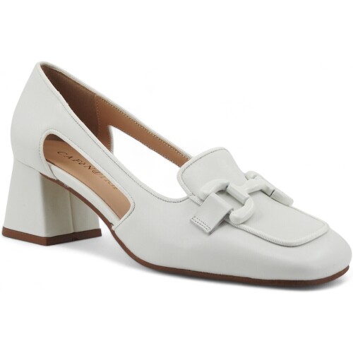 Chaussures Femme Bottes Café Noir CAFENOIR Sandalo Donna Bianco EL4103 Blanc