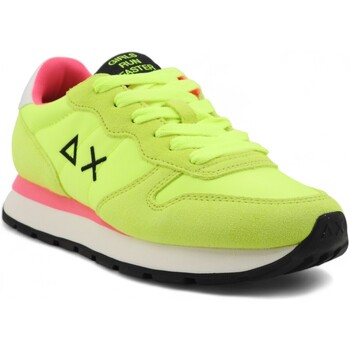 Chaussures Femme Multisport Sun68 Ally Solid Sneaker Donna Giallo Fluo Z34201 Jaune