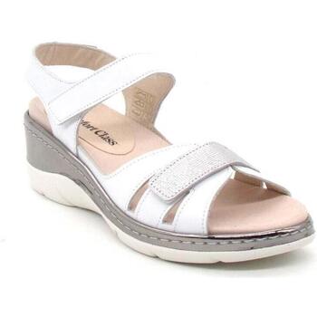Chaussures Femme Sandales et Nu-pieds Comfort Class  Blanc
